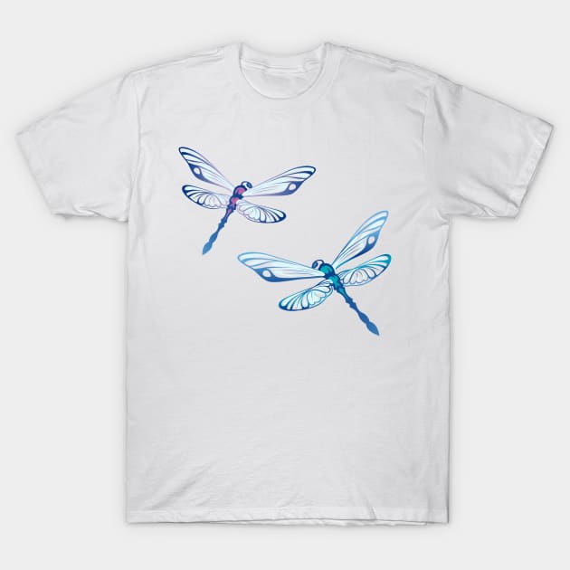 Dragonfly T-Shirt by LaughingDevil